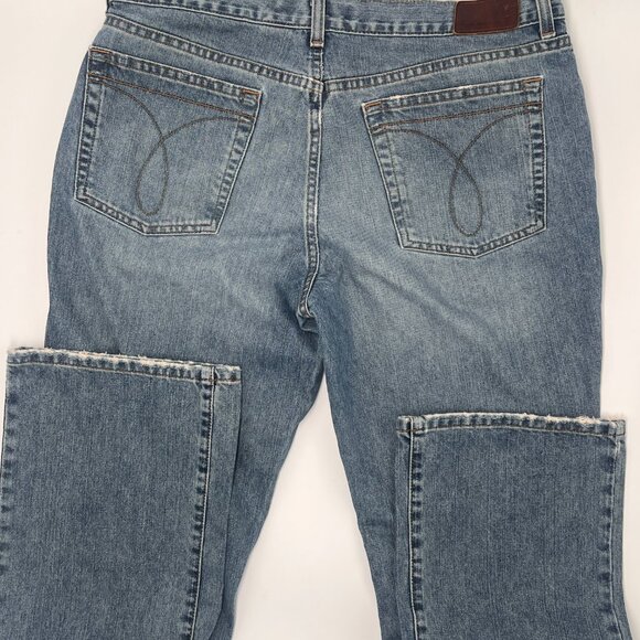 Calvin Klein Womens jeans | Bootcut Size 35x31 | Mid Rise | Rn#36009 100% Cotton - Picture 4 of 4